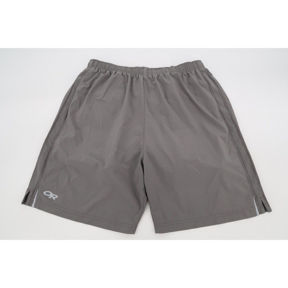 Outdoor Research Mens‎ Turbine Shorts Large Gray Lined Hiking Climbing 242889